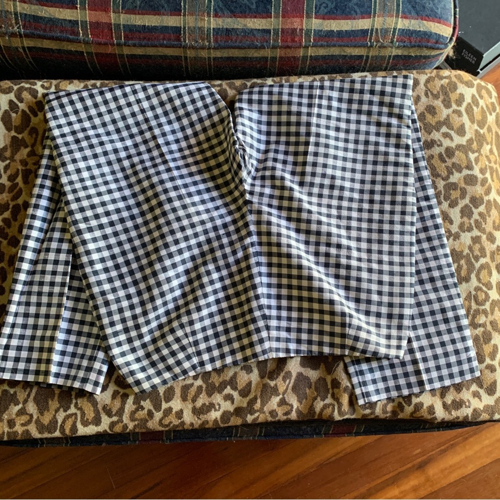 RALPH Ralph Lauren vintage retro pant gingham print trousers size 12 - Picture 6 of 11